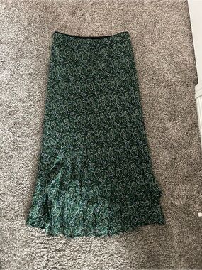 Whimsical Green A-Line Women's Skirt